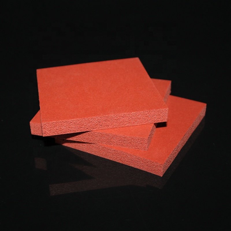 OEM high temperature resistance insulation sponge foam silicone rubber pad for vacuum press machine