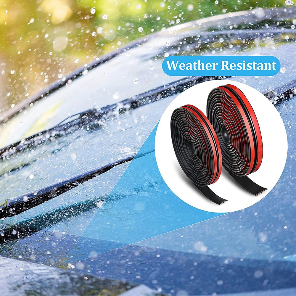 Windshield Rubber Seal Windshield Seal Strip Automotive Door Sealing Strip for Car Front Rear Windshield