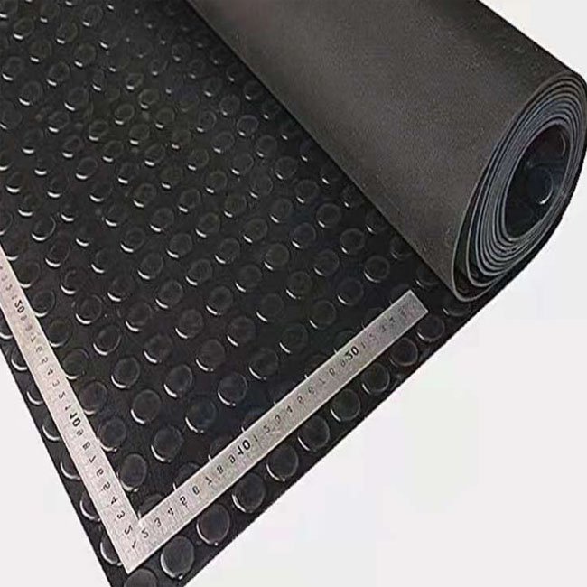 Anti Slip Garage Stud Coin Rubber Flooring Mat