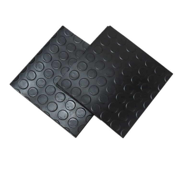 Anti Slip Garage Stud Coin Rubber Flooring Mat