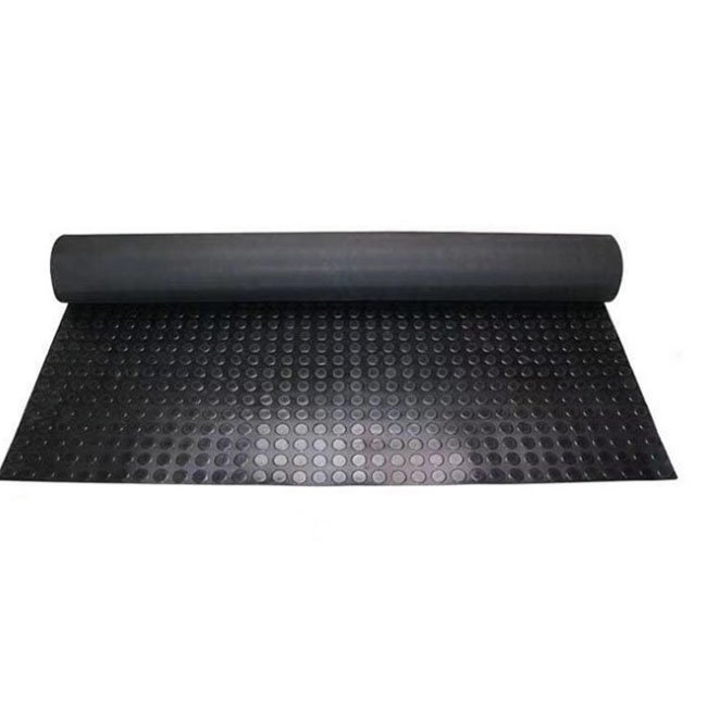 Anti Slip Garage Stud Coin Rubber Flooring Mat