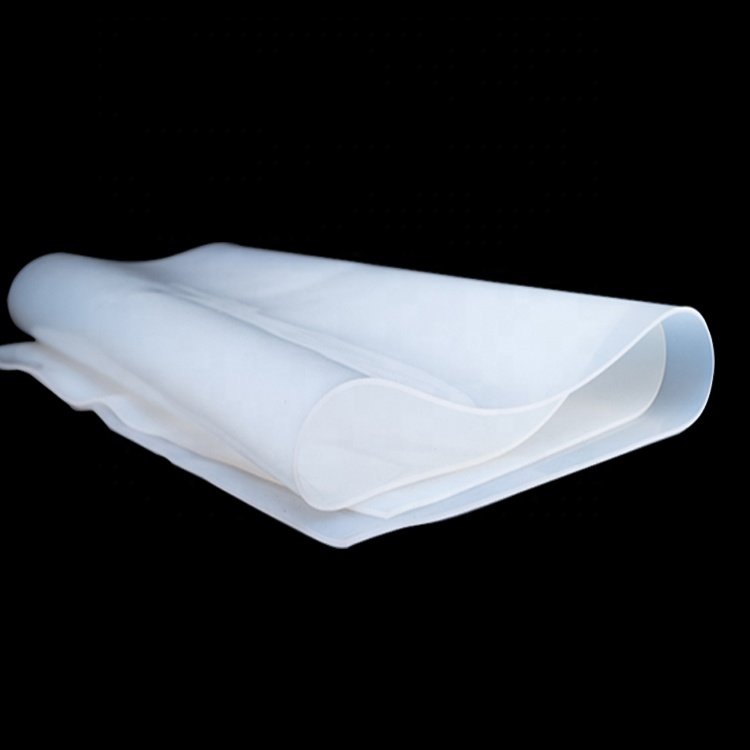 High Temperature Silicone Rubber Sheet Heat Resistant Transparent Mat Cushion Pad Eco-Friendly Factory Supply 1000*1000*2mm