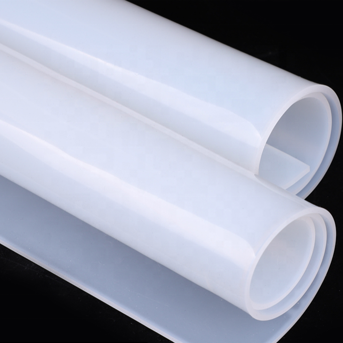 High Temperature Silicone Rubber Sheet Heat Resistant Transparent Mat Cushion Pad Eco-Friendly Factory Supply 1000*1000*2mm