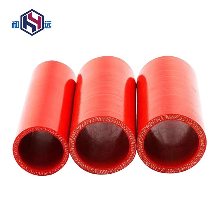 High-Temperature & Pressure Resistant Red Silicone Soft Rice Tube Large-Diameter Multi-Layer Laminated Automotive Rubber Product
