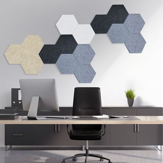 Fabric Covered Acoustic Panel Acoustic Fitting Decorative for Everywhere