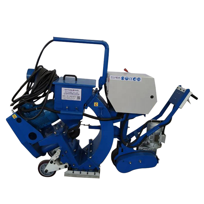 CE/ISO9001 approval China manufacturer airport runway rubber concrete shot blasting machine 600/320