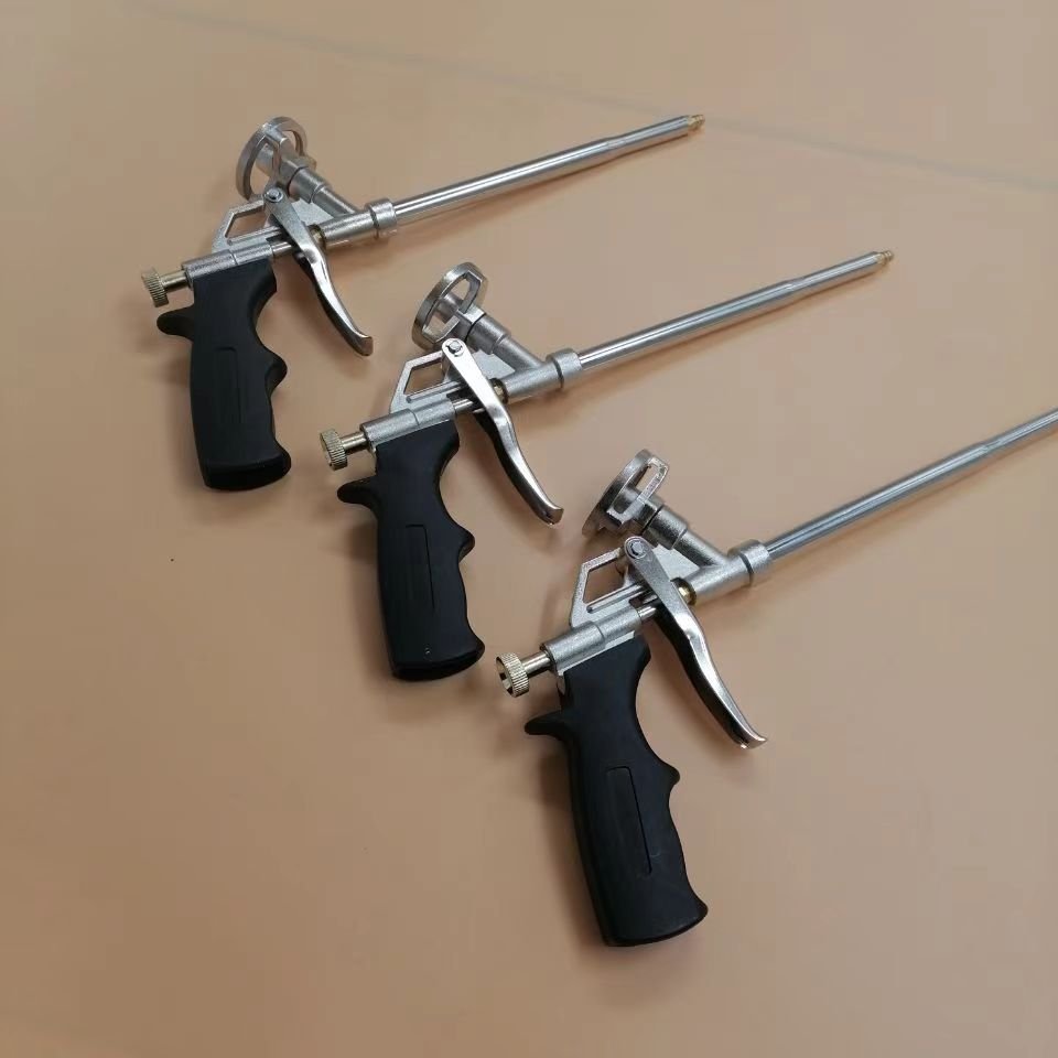 Chang Jose Retail Best Quality Reasonable Price Soft Plastic Handle PU Multi Purpose Foam Gun Coated Adapter