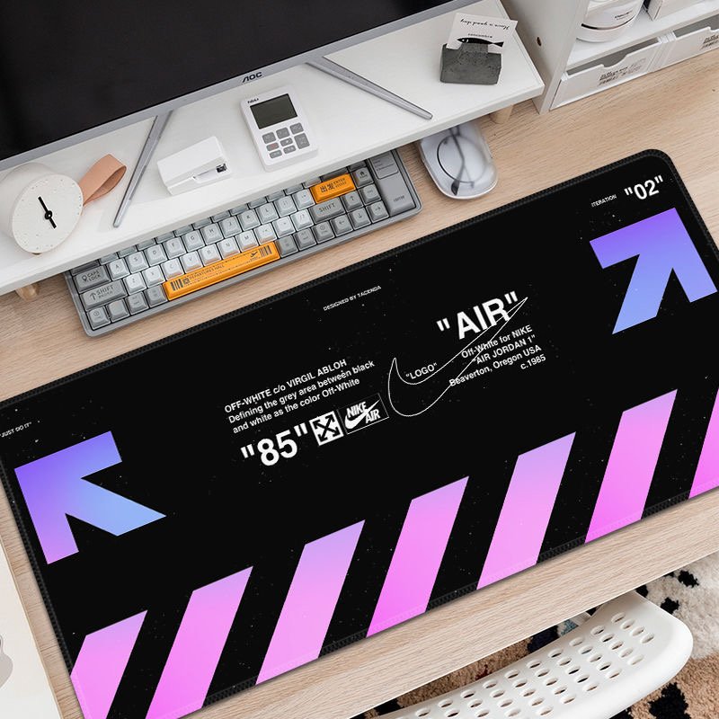 Custom Logo Rubber Sheet Material Computer Keyboard Mousepads Rubber Gaming Mouse Pad