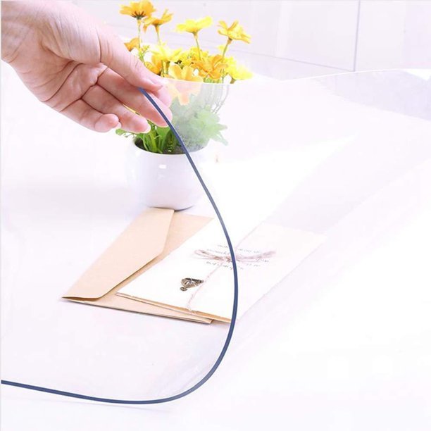 Table cloth waterproof, oil proof no washing PVC soft glass household tea table mat
