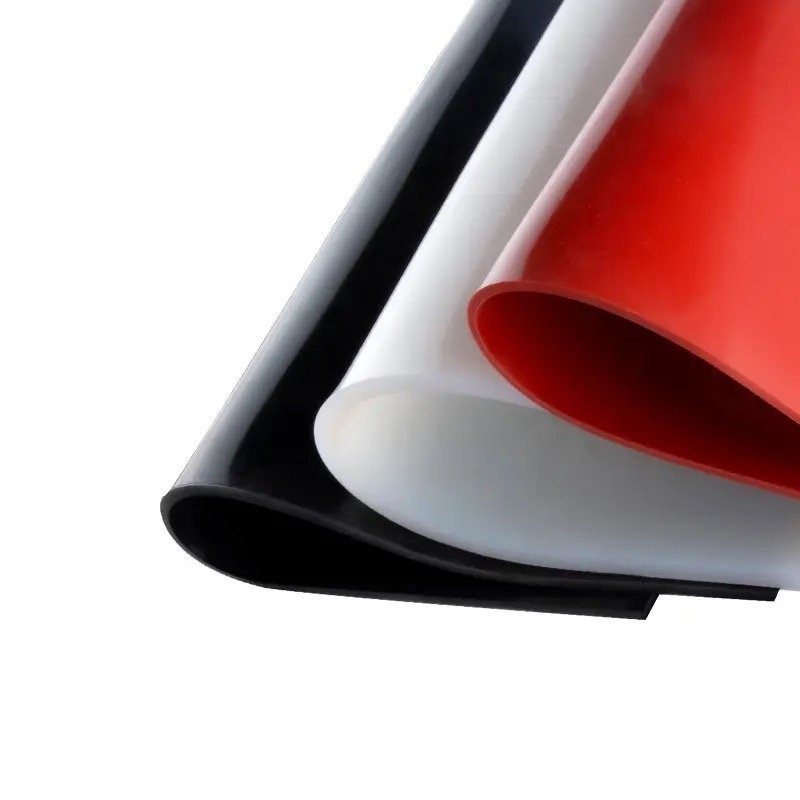 OEM 800mm Width Roll Heat Pressure Milky White Silicone Rubber Sheet