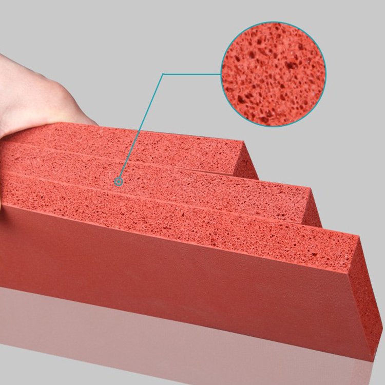 High quality high temperature resistant heat resistant silicone sponge sheet silicone rubber foam sheet