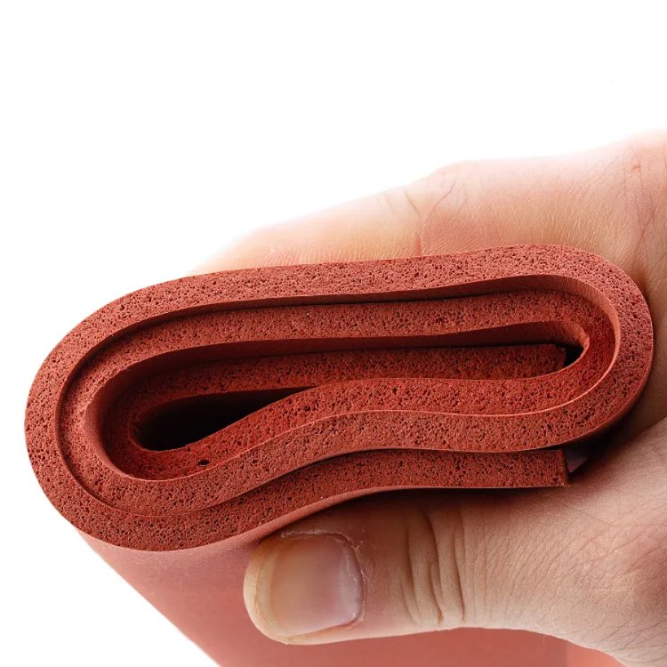 High quality high temperature resistant heat resistant silicone sponge sheet silicone rubber foam sheet