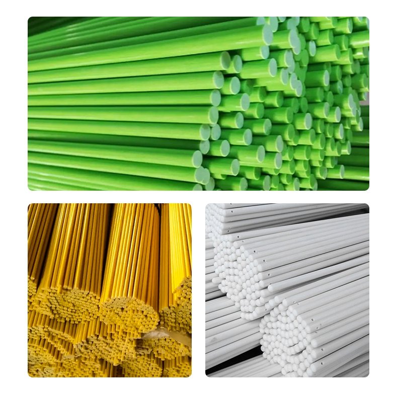 Customizable Fiberglass Flexible Rod Pultrusion Durable Solid Fiberglass Rod Frp Stick Grp Fiberglass Rods