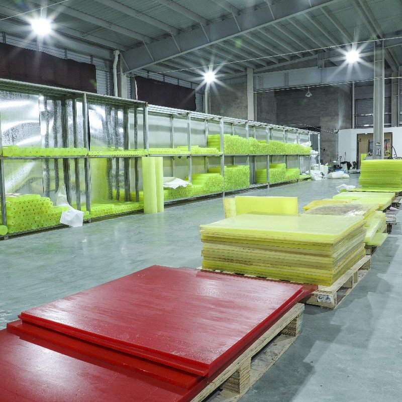 High Impact various colors and sizes of polyurethane PU Sheet for worksite