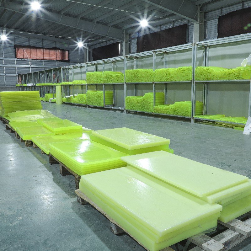 High Impact various colors and sizes of polyurethane PU Sheet for worksite