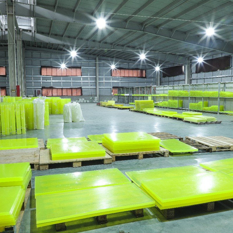 High Impact various colors and sizes of polyurethane PU Sheet for worksite