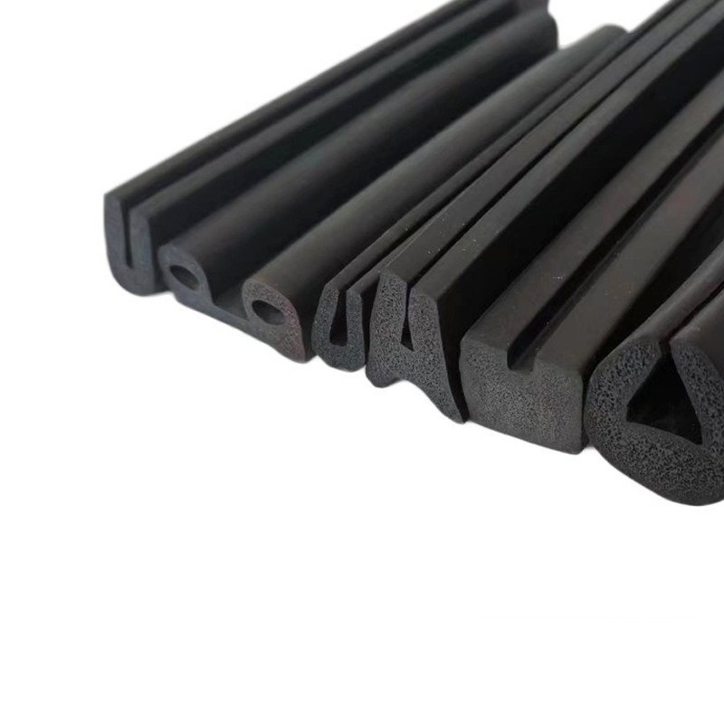 Professional Factories Sales Various Types Of Rubber Products Epdm Foamed Curve Rubber Strips