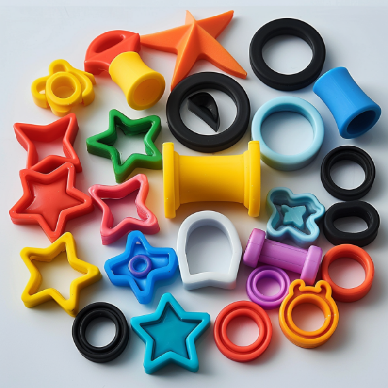 Wear-Resistant Silicone Gasket Rubber Products Customize Silicone Black Moulding Nonstandard Silicone Rubber Part