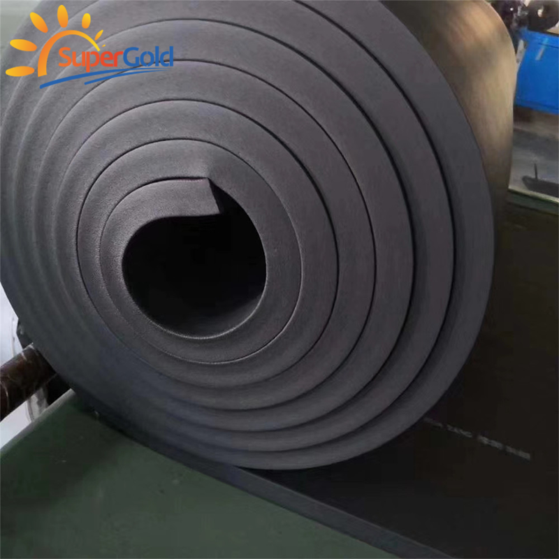 SuperGold nbr foam insulation roll foam rubber mattress rubber plastic foam sheet for air conditioning