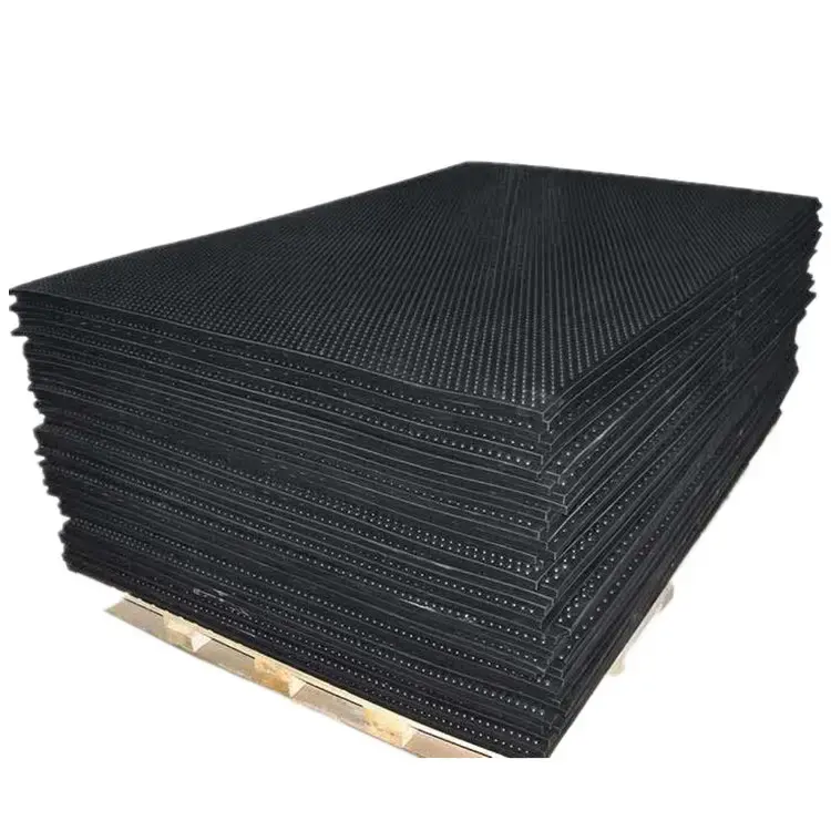3.5MPA Stable Rubber Mat Non slip Cattle Mats 17mm x 183cm x 122cm Hammer Surface Fabric Insertion