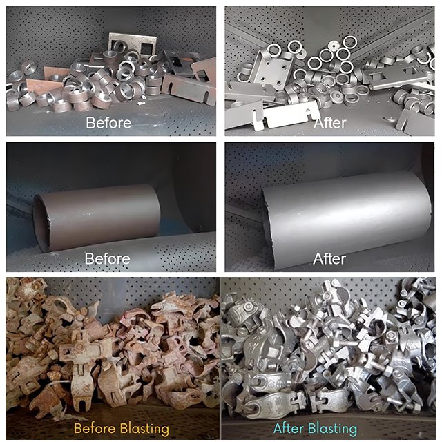 Q32 Tumblast Tumbler Belt Die-casting Cleaning Abrator,Tumblast Tumble belt Shot Blaster Blasting Machine Crawler Rubber Belt