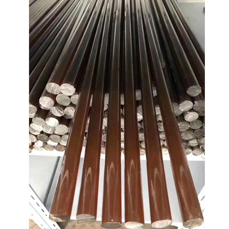 High Heat-resistant amber PEI plastic Rod Advanced Engineering Plastic black Ultem PEI rod
