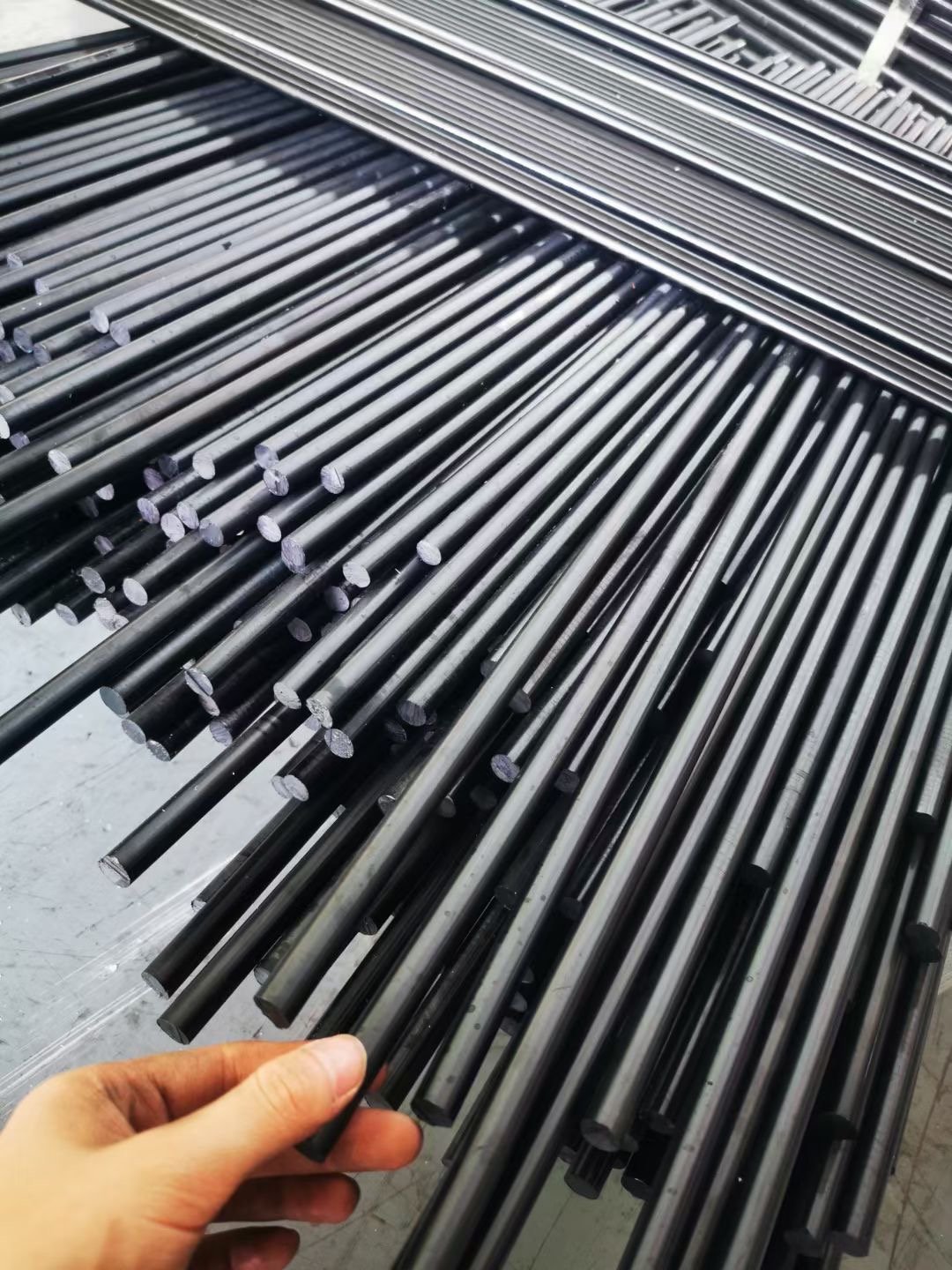 High Heat-resistant amber PEI plastic Rod Advanced Engineering Plastic black Ultem PEI rod