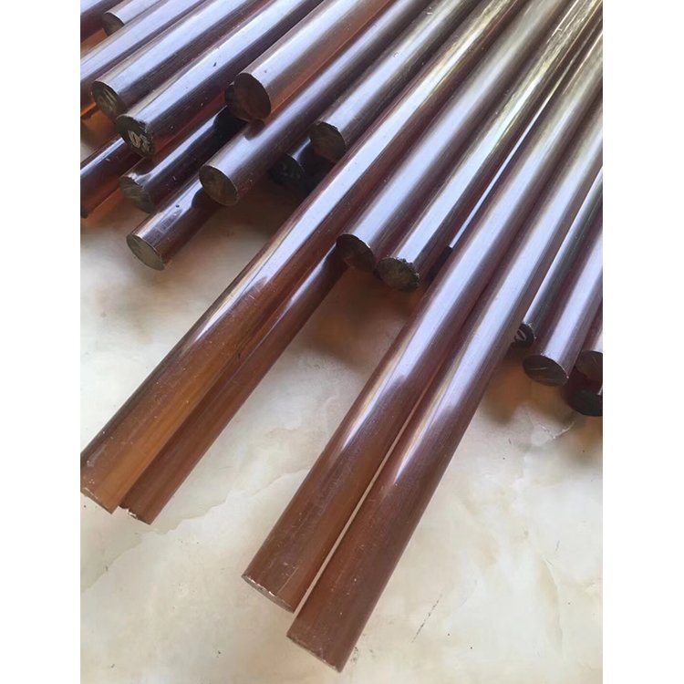 High Heat-resistant amber PEI plastic Rod Advanced Engineering Plastic black Ultem PEI rod