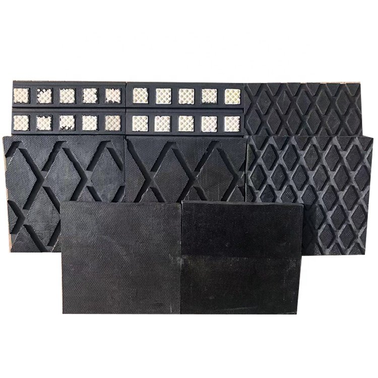 High tensile strength Pulley Lagging Diamond Rubber Sheet