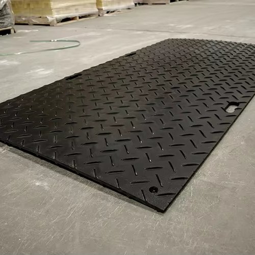 High density polyethylene plastic ground mat Plastic construction event mat for heavy equipment