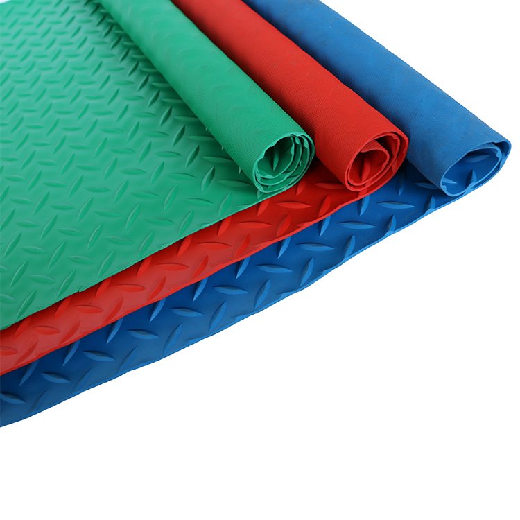 Hot sale diamond pattern rubber mats for flooring