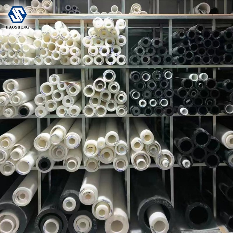 China Factory Supply Plastic Pa6/Pp/Mc ABS Pipes Black and white custom color and size plastic PA6 nylon round MC nylon tube