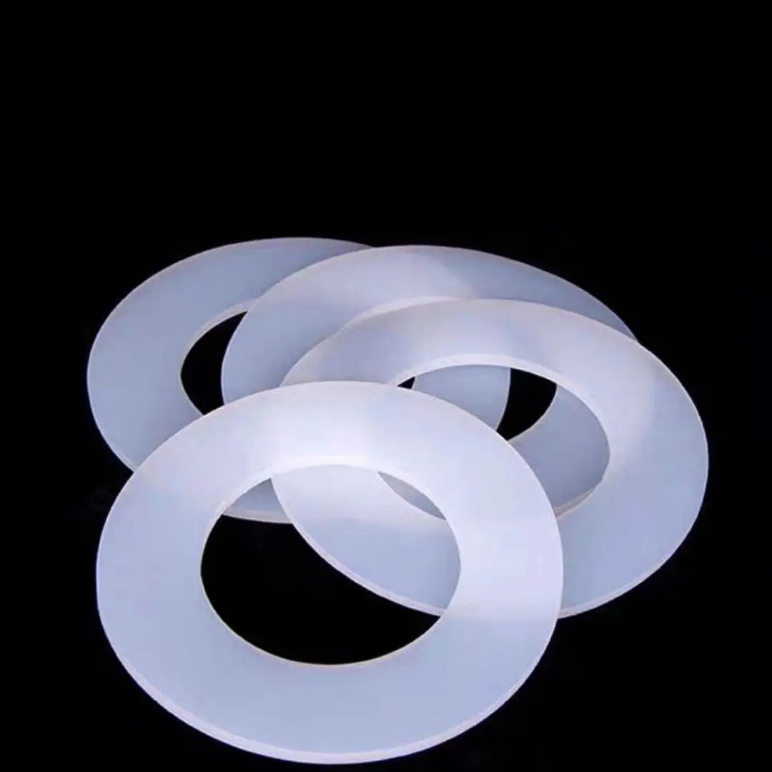 Customized Silicone Rubber Flat Gasket Seal Round Silicone Gasket
