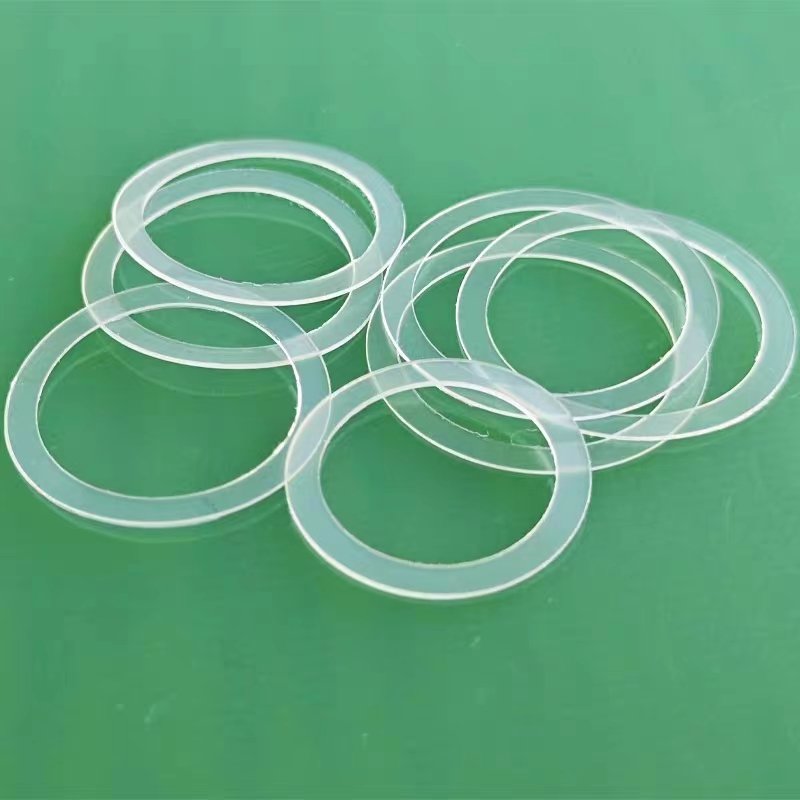 Customized Silicone Rubber Flat Gasket Seal Round Silicone Gasket