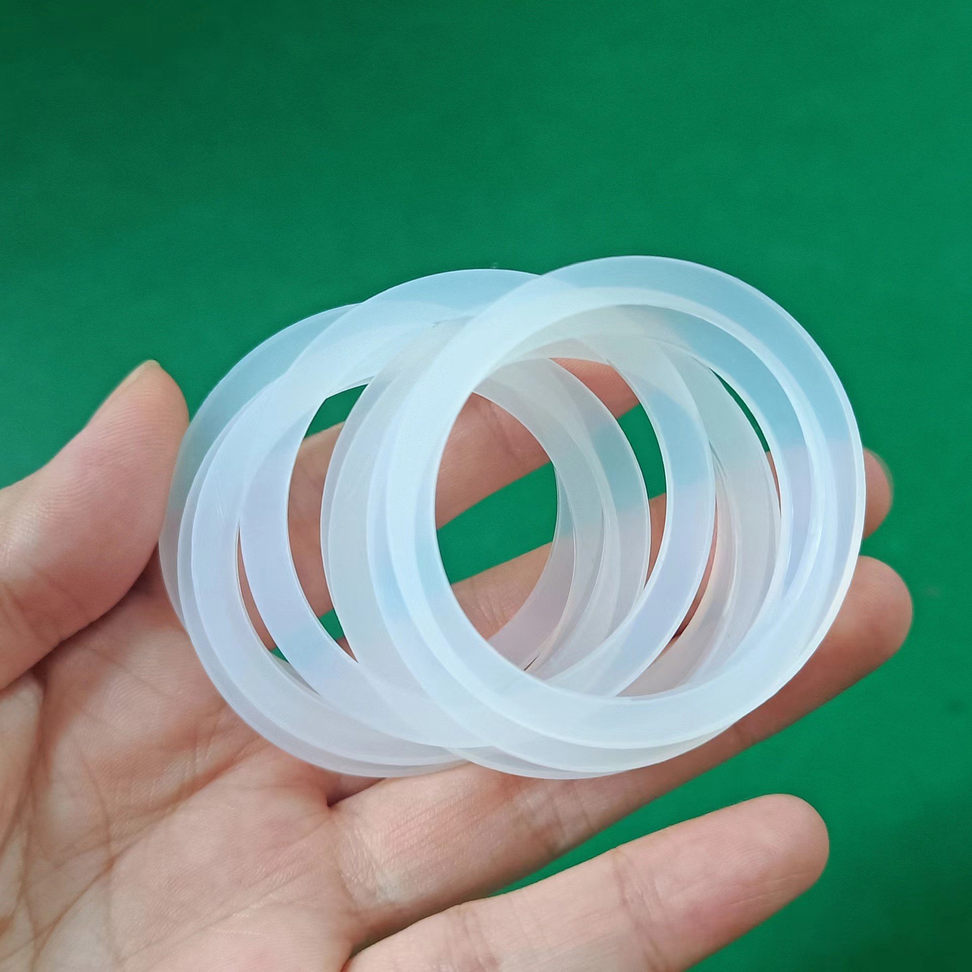 Customized Silicone Rubber Flat Gasket Seal Round Silicone Gasket