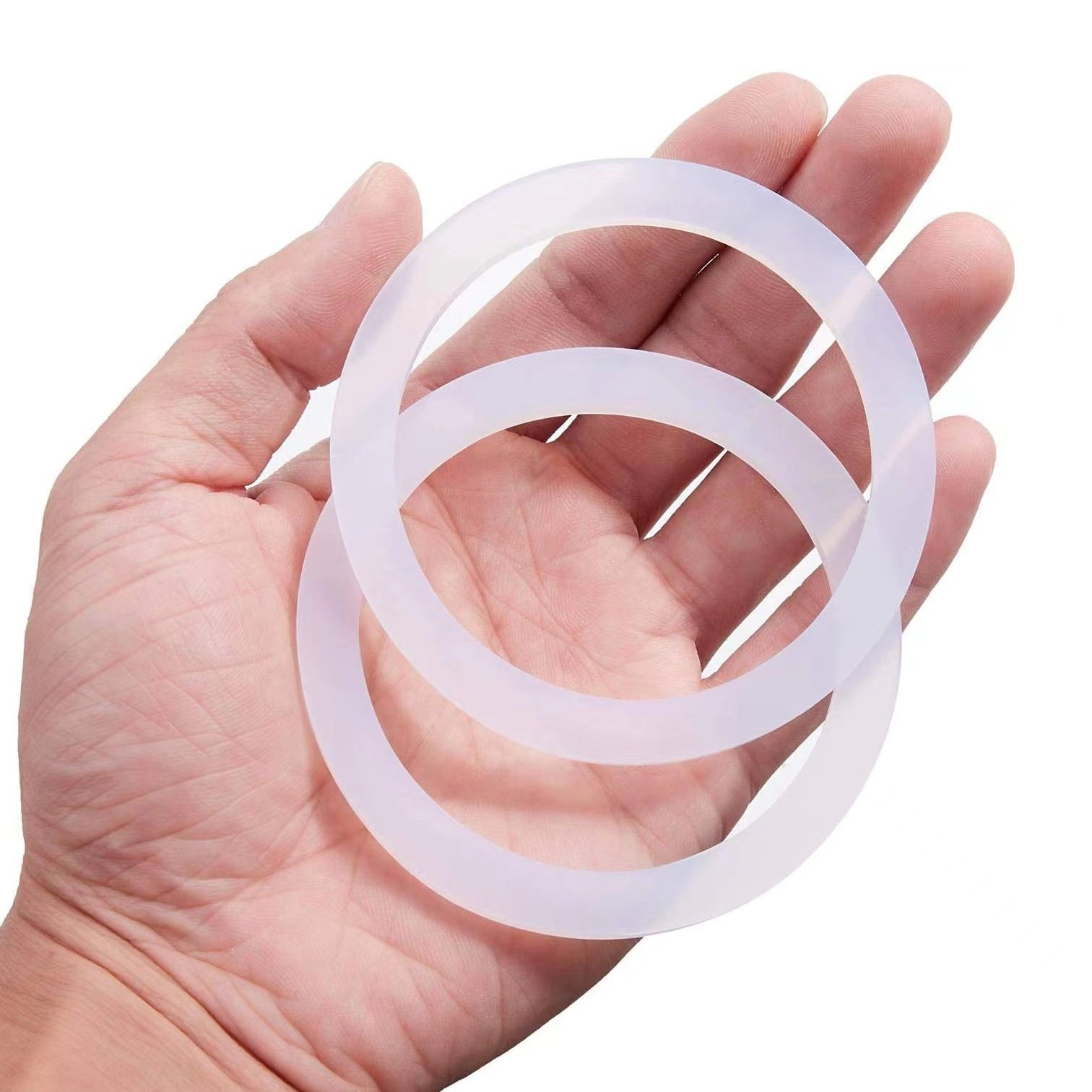 Customized Silicone Rubber Flat Gasket Seal Round Silicone Gasket