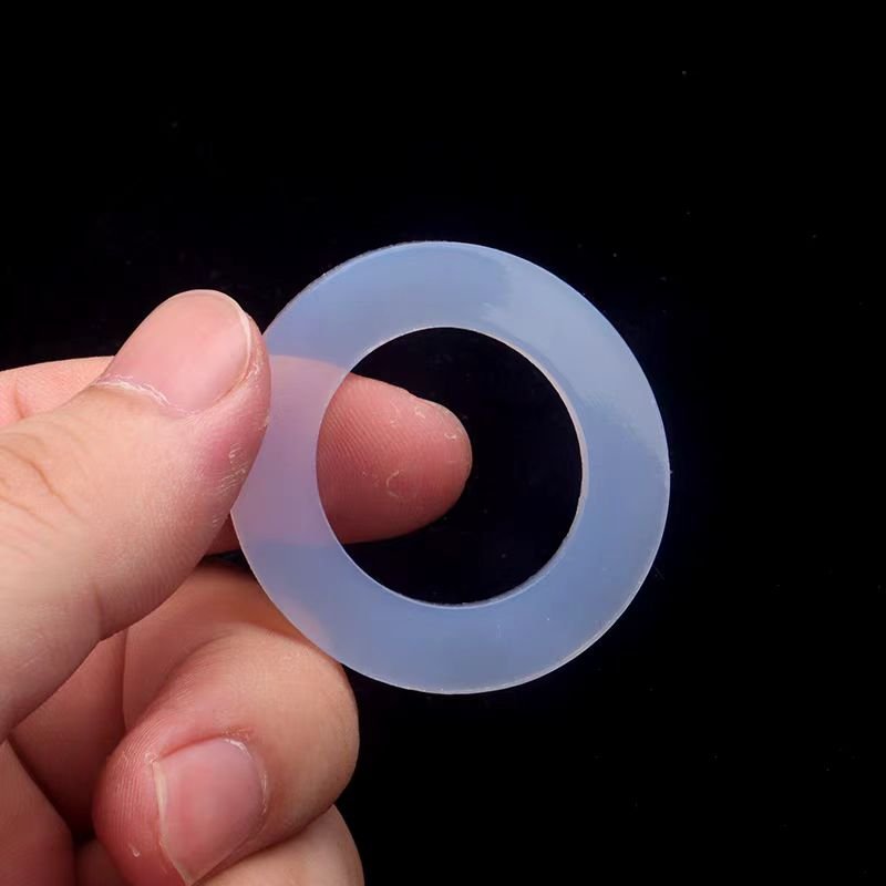 Customized Silicone Rubber Flat Gasket Seal Round Silicone Gasket
