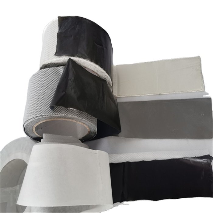 short length Aluminum Foil Butyl Rubber Sheet Waterproofing Rubber Butyl crack Sealing band Tape for metal roof pipe repairing