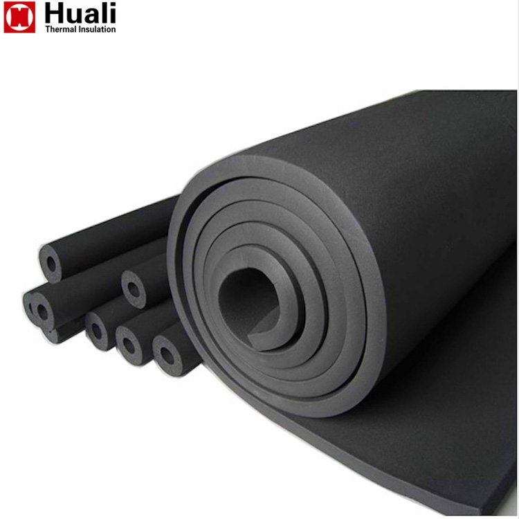 NBR Nitrile Soft Flexible Black Foam Rubber Insulation Sheet