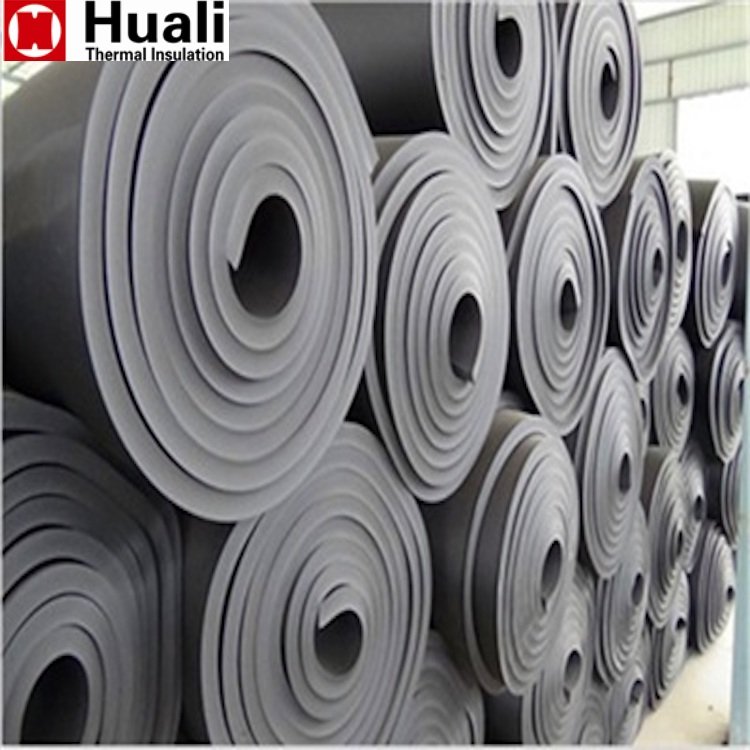 NBR Nitrile Soft Flexible Black Foam Rubber Insulation Sheet