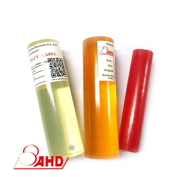 DIA 20mm 25mm 30mm 35mm 40mm 50mm Natural Tea Color 90A Shore PU Polyurethane Rod