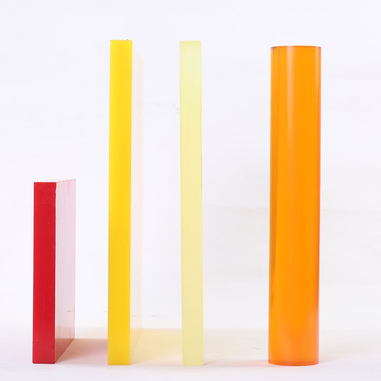 Factory wholesale Red PU rod polyurethane rubber sheet plastic