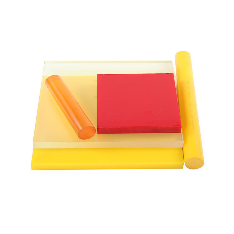 Factory wholesale Red PU rod polyurethane rubber sheet plastic