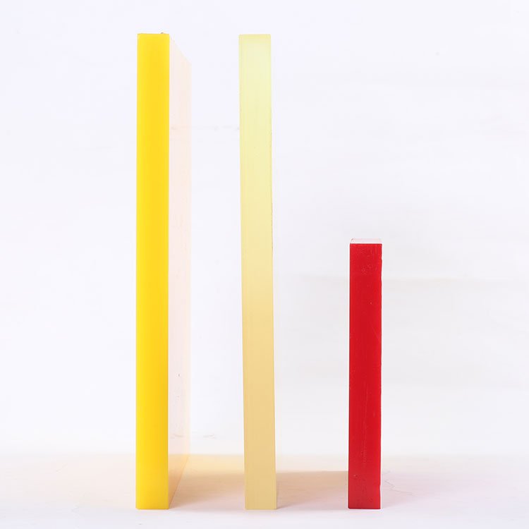 Factory wholesale Red PU rod polyurethane rubber sheet plastic