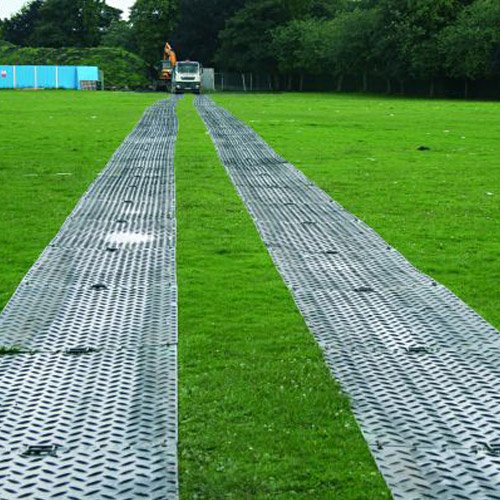 HDPE Interlocking Flooring 4*8 Ft Plastic Access Road Running Track Cover Heavy Duty Ground Protection Mats