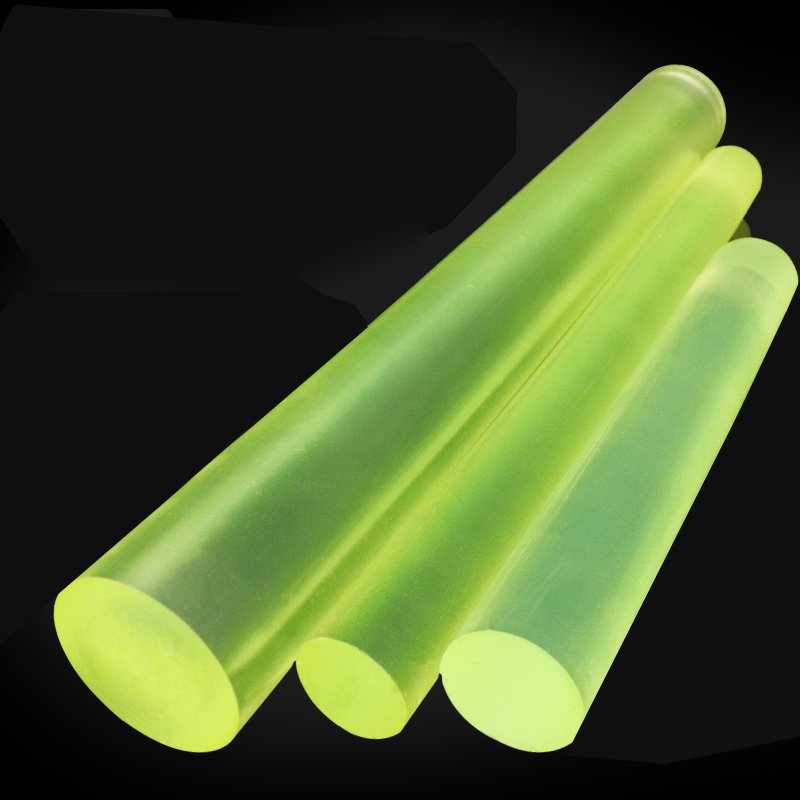 Customized Engineering Thin Pultrusion Round Durable Solid Pu Rubber Rod Polyurethane Rod