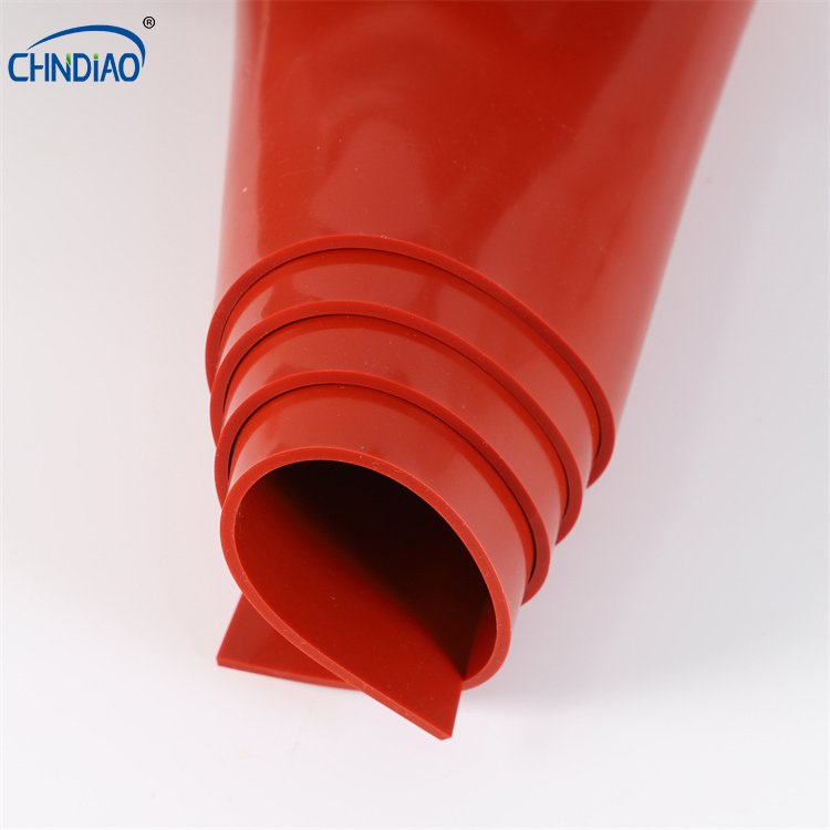 High temperature high heat resistant white vulcanized industry anti slip silicone rubber sheet