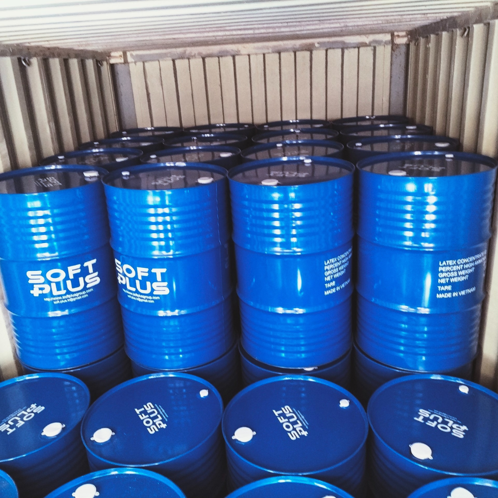 LATEX 60% DRC VIET NAM IN BLUE DRUM DRC 60 PERCENTAGE WHOLESALE PRICE
