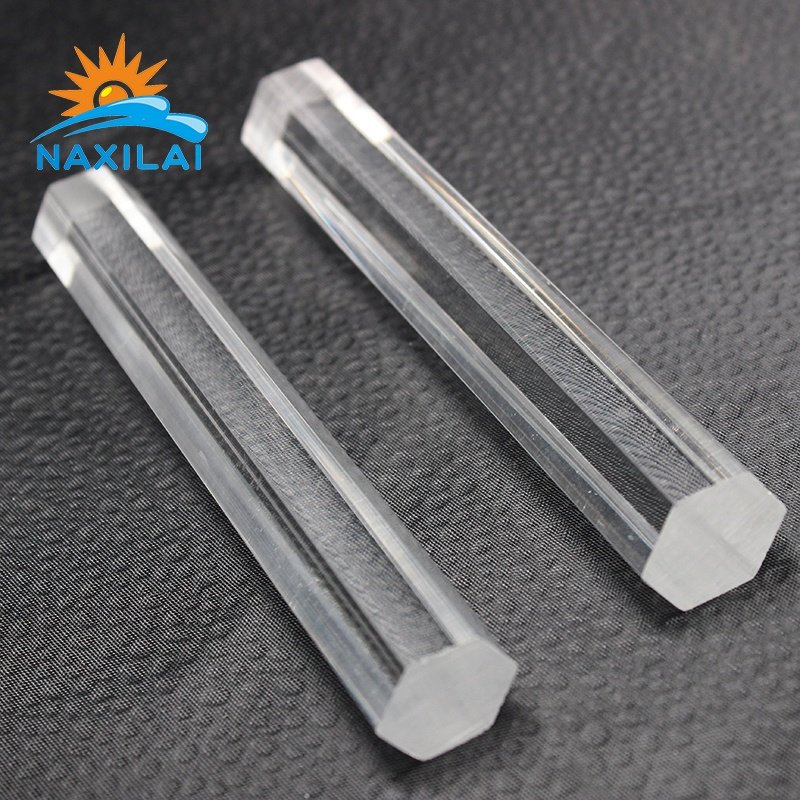 Naxilai Manufacturer High Polished Extruded Clear Acrylic Rod Customize Hexagon Acrylic Rod Extrusion Plastic Rod 5mm