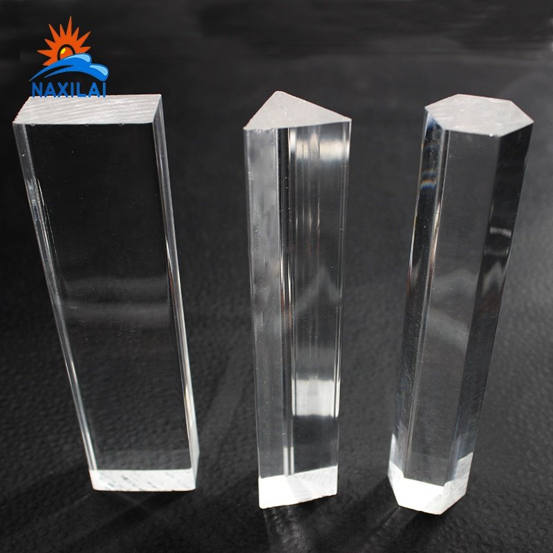 Naxilai Manufacturer High Polished Extruded Clear Acrylic Rod Customize Hexagon Acrylic Rod Extrusion Plastic Rod 5mm
